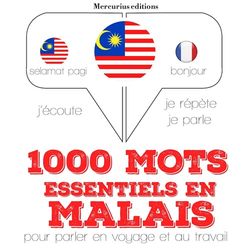 audiobook cover of 1000 mots essentiels en malais, by Jm Gardner