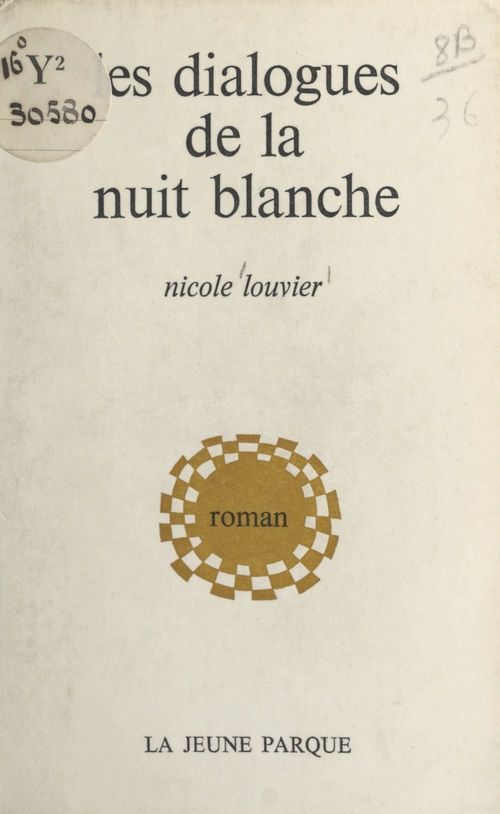 Couverture ebook de Les dialogues de la nuit blanche, de Nicole Louvier