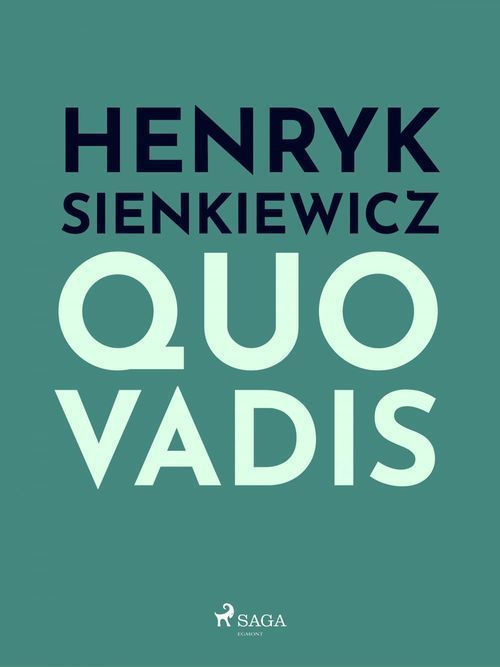 ebook cover of Quo vadis, by Henryk Sienkiewicz