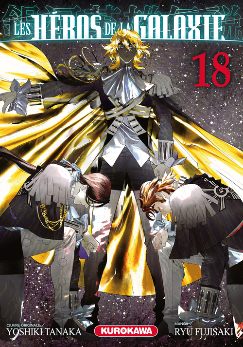Couverture ebook de Les Héros de la Galaxie - Tome 18, de Ryû Fujisaki, Yoshiki Tanaka