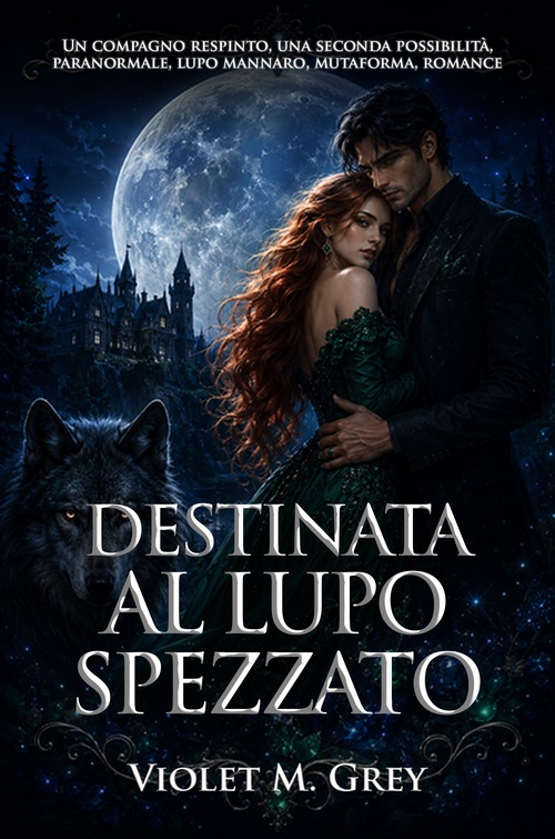 ebook cover of Destinata al Lupo Spezzato, by Violet M. Grey