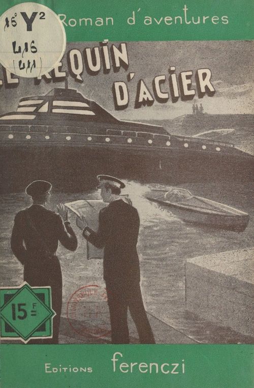 ebook cover of Le requin d'acier, by Raoul Borjack