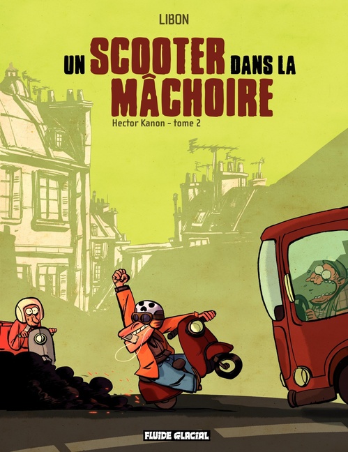 Couverture ebook de Hector Kanon (Tome 2) - Un scooter dans la machoire, de Libon