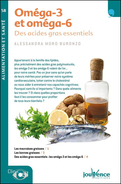 Couverture ebook de Oméga-3 et oméga-6, de Alessandra Moro Buronzo