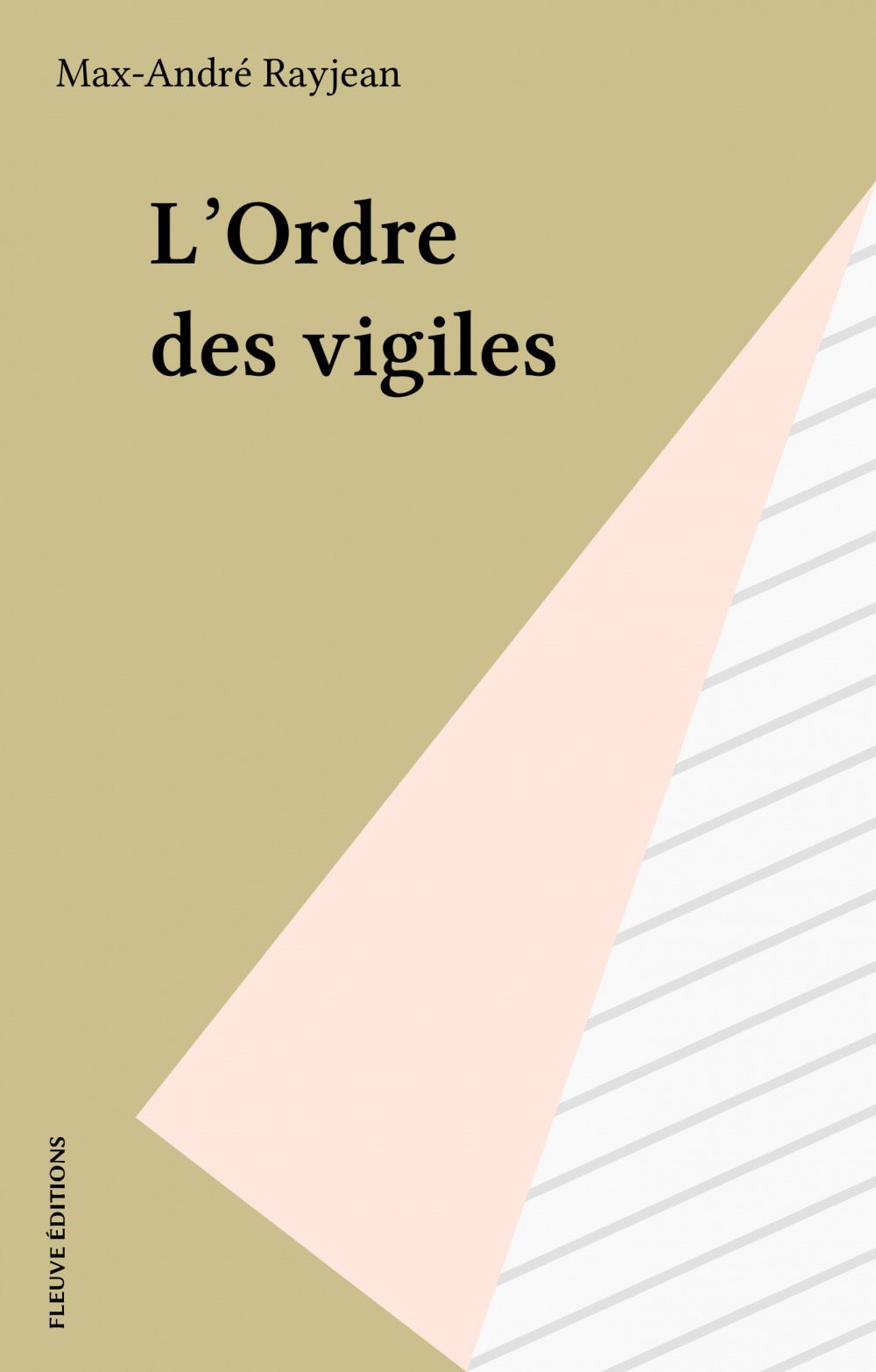 Couverture ebook de L'Ordre des vigiles, de Max-Andre Rayjean
