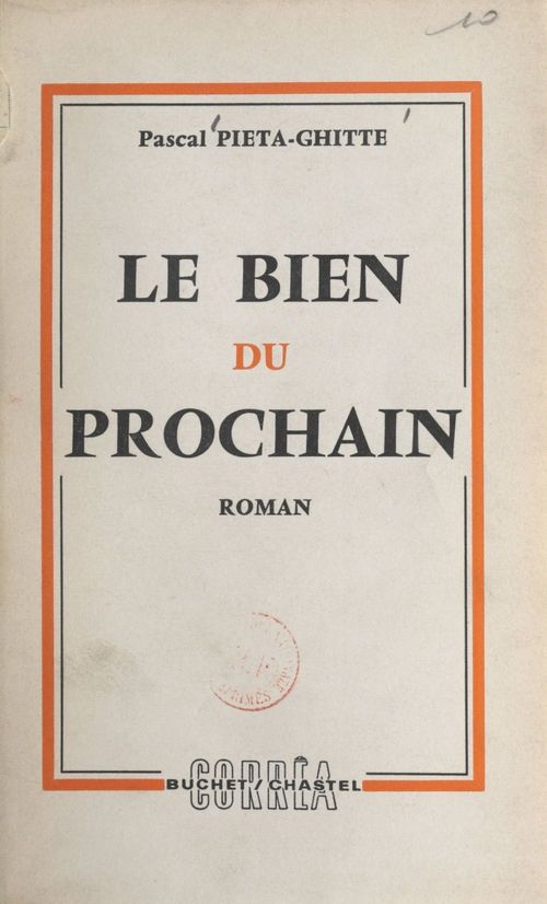 Couverture ebook de Le bien du prochain, de Pascal Pieta-Ghitte
