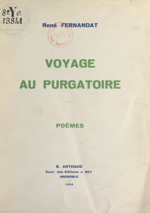Couverture ebook de Voyage au purgatoire, de Rene Fernandat