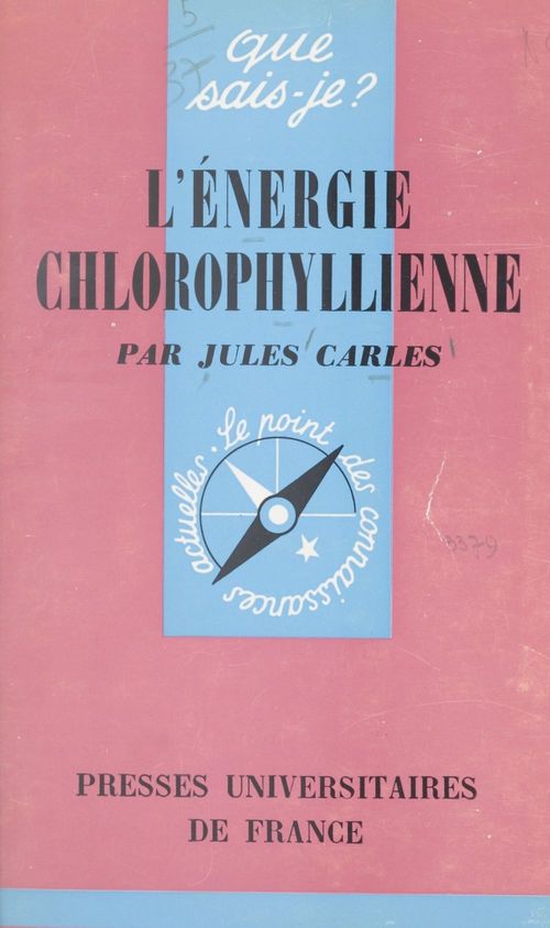 ebook cover of L'énergie chlorophyllienne, by Jules Carles
