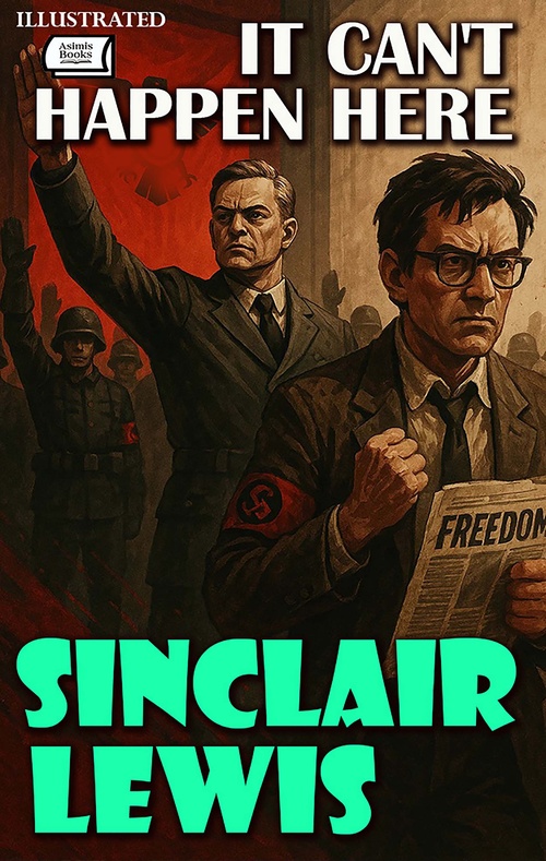 Couverture ebook de It Can't Happen Here. Illustrated, de Sinclair Lewis