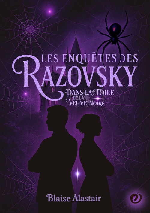 Couverture ebook de Les enquêtes des Razovsky. Dans la toile de la veuve noire, de Blaise Alastair