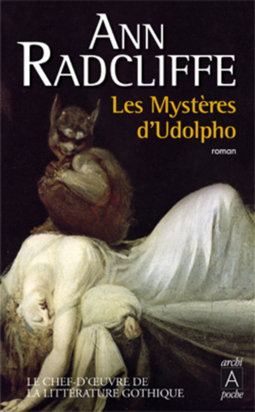 ebook cover of Les mystères d'Udolpho, by Ann Radcliffe