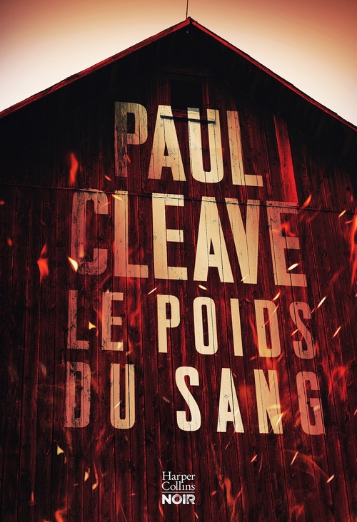 ebook cover of Le poids du sang, by Paul Cleave