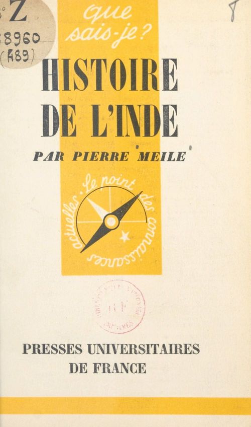 ebook cover of Histoire de l'Inde, by Pierre Meile