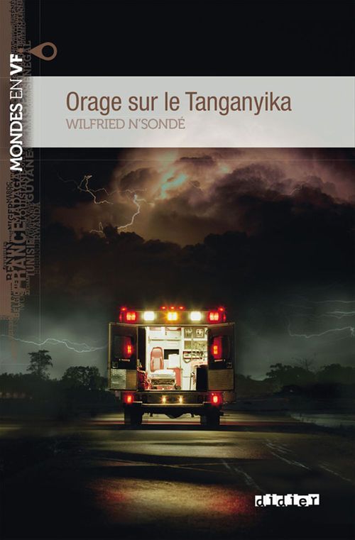 Couverture ebook de Mondes en VF - Orage sur le Tanganyika - Niv. B1 - Ebook, de Wilfried N'Sondé