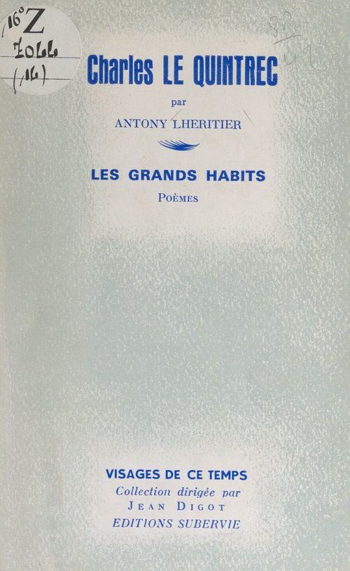 ebook cover of Charles Le Quintrec, by Antony Lheritier, Charles Le Quintrec