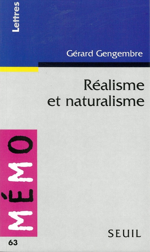 ebook cover of Réalisme et Naturalisme, by Gerard Gengembre