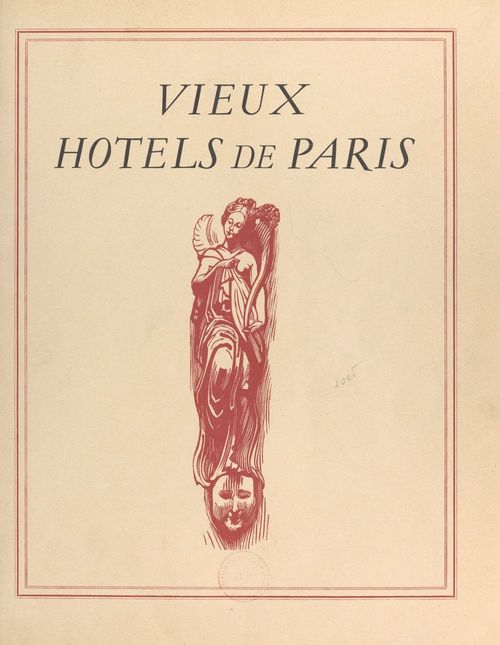 Couverture ebook de Vieux hôtels de Paris, de Leon Gosset