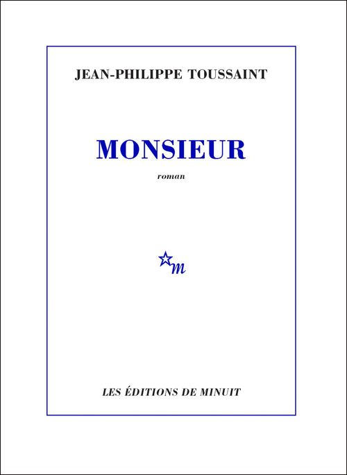 Couverture ebook de Monsieur, de Jean-Philippe Toussaint