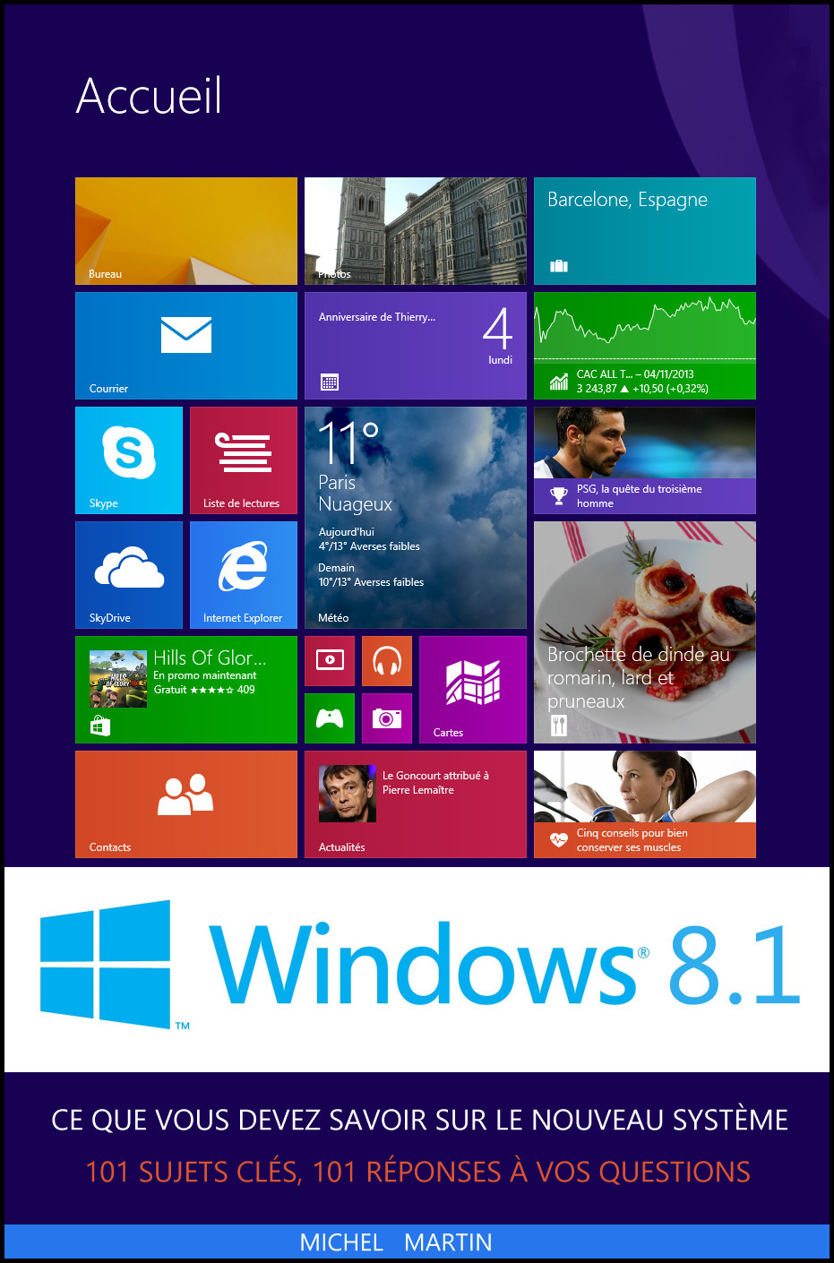 ebook cover of Windows 8.1 - Ce que vous devez savoir, by Mediaforma Michel Martin