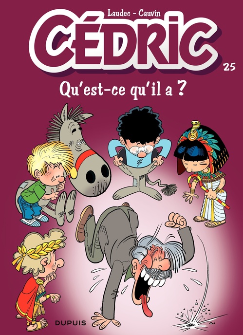 Couverture ebook de Cédric - Tome 25 - Qu'est-ce qu'il a ?, de Raoul Cauvin, Laudec