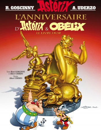 Couverture ebook de Asterix - L'anniversaire d'Astérix et Obélix - n°34, de René Goscinny, Albert Uderzo