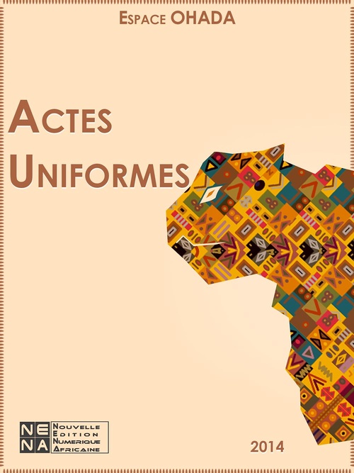 ebook cover of Actes uniformes, by Collectif