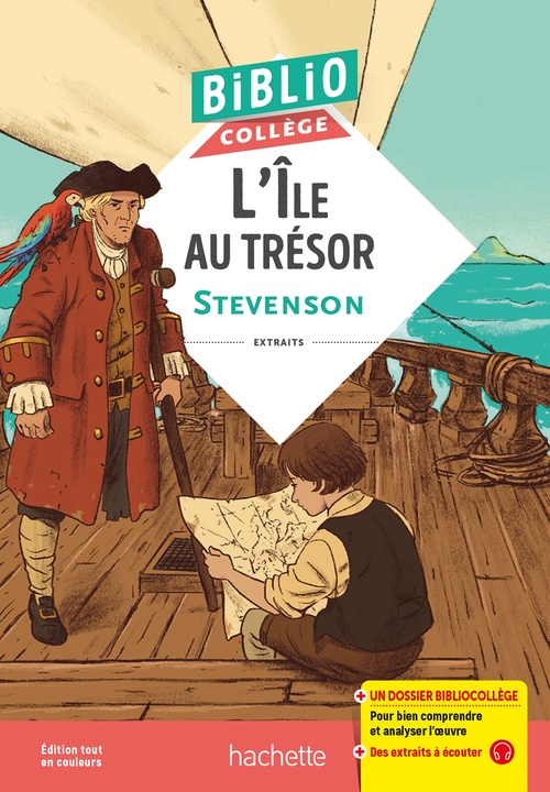 ebook cover of Bibliocollège - L'île au trésor, by Robert Louis Stevenson