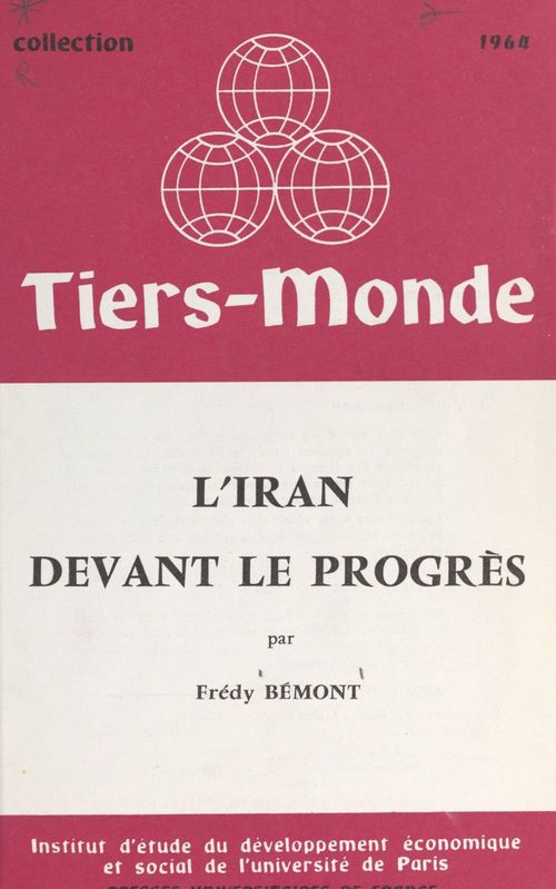 Couverture ebook de L'Iran devant le progrès, de Fredy Bemont