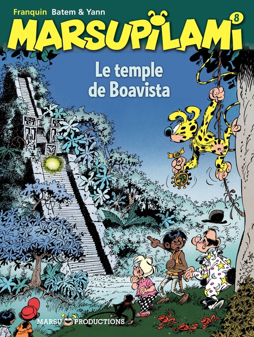 ebook cover of Marsupilami - tome 8 - Le temple de Boavista, by André Franquin, Yann, Batem