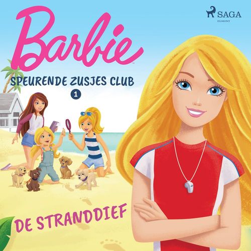 audiobook cover of Barbie Speurende Zusjes Club 1 - De stranddief, by Mattel