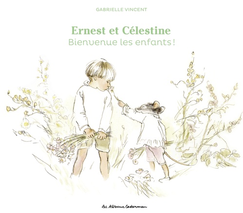 Couverture ebook de Ernest et Célestine - Bienvenue les enfants !, de Gabrielle Vincent