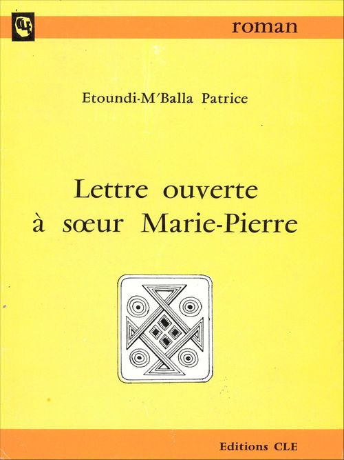 Couverture ebook de Lettre ouverte à sour Marie-Pierre, de Patrice Etoundi-M''Balla