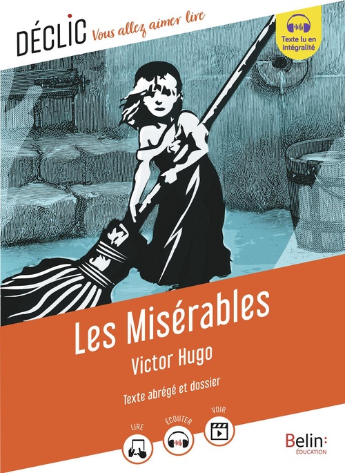 ebook cover of Les Misérables de Victor Hugo (Texte abrégé), by Victor Hugo, Camille Page, Virginie Manouguian