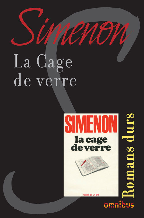 ebook cover of LA CAGE DE VERRE, by Georges Simenon