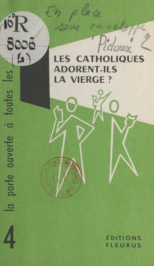 Couverture ebook de Les catholiques adorent-ils la Vierge ?, de Sylvain Pidoux De La Maduere