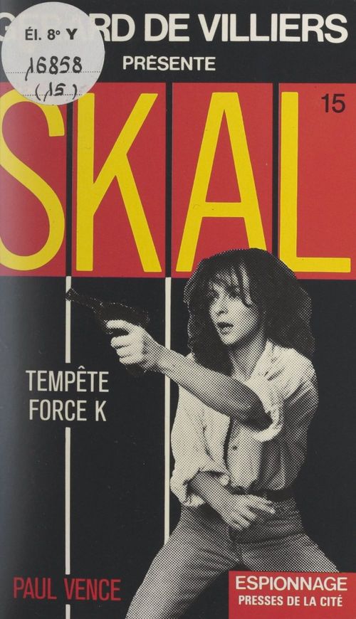 Couverture ebook de Tempête force K, de Paul Vence