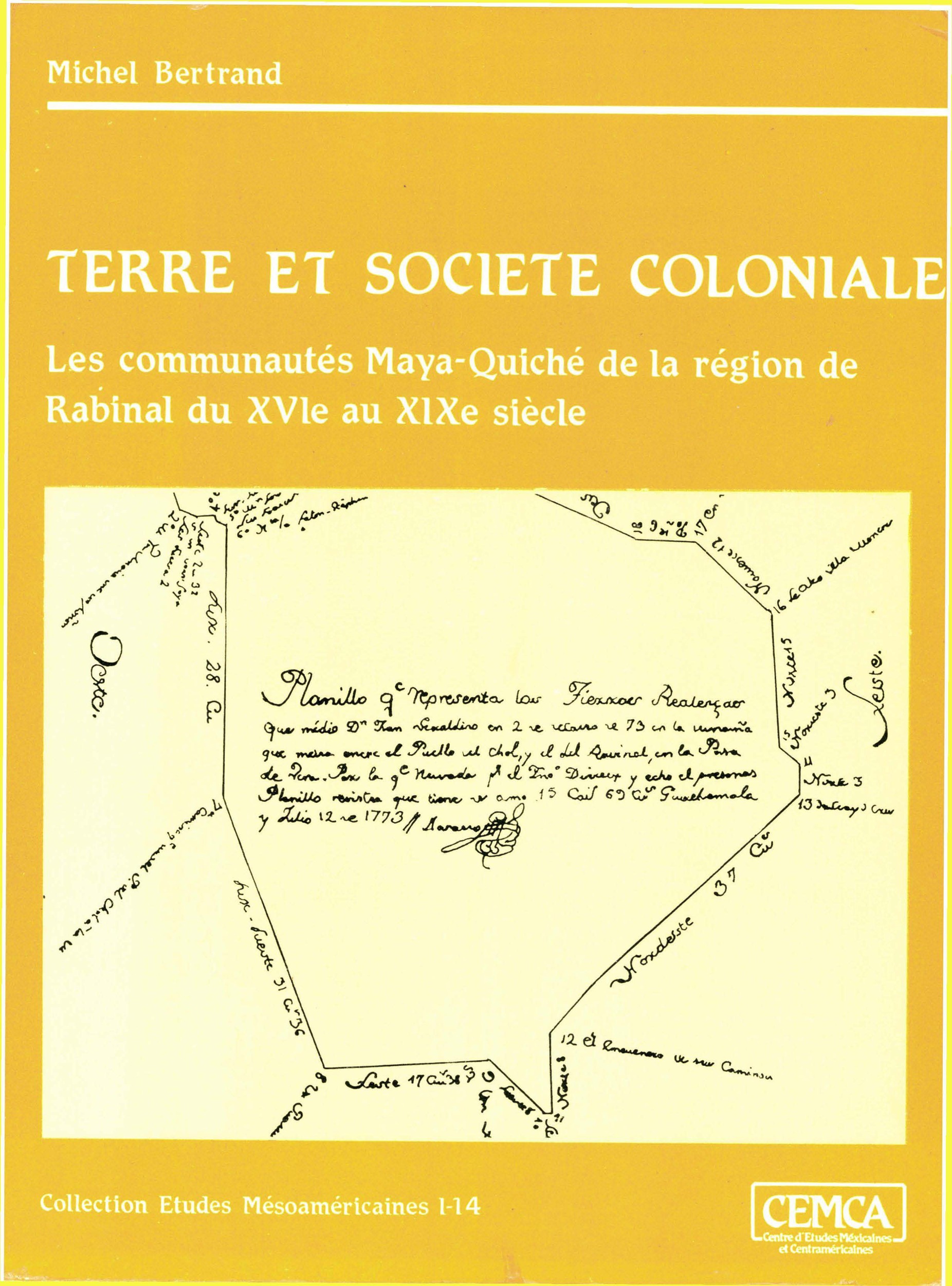 ebook cover of Terre et société coloniale, by Michel Bertrand