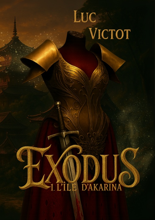 Couverture ebook de Exodus : 1. L'île d'Arakina, de Luc Victot