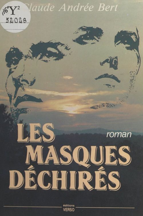 Couverture ebook de Les masques déchirés, de Claude-Andree Bert
