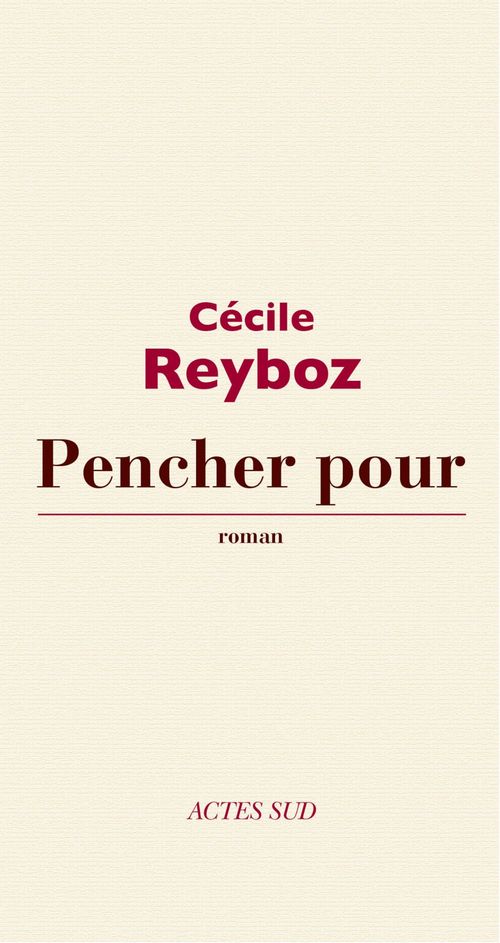 Couverture ebook de Pencher pour, de Cécile Reyboz