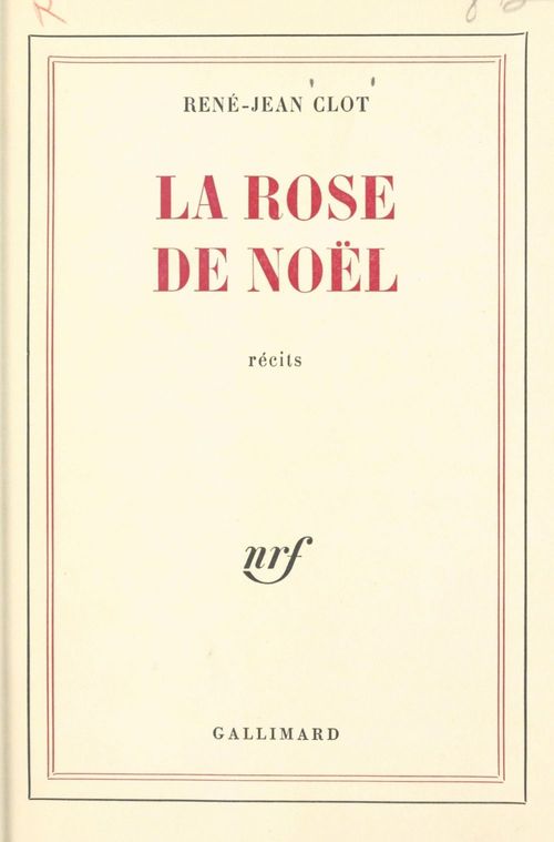 Couverture ebook de La rose de Noël, de René-Jean Clot