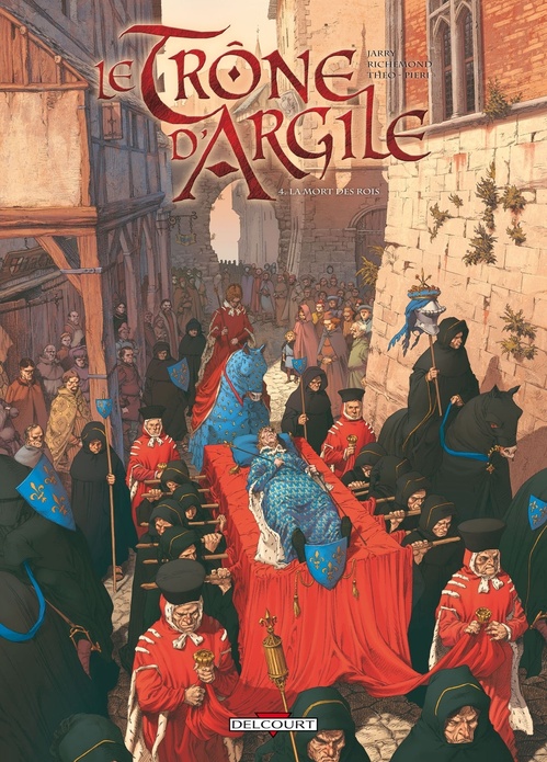 Couverture ebook de Le Trône d'argile T04 - La Mort des Rois, de France Richemond