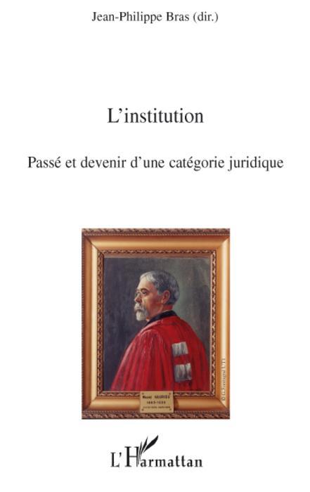 ebook cover of L'institution, by Jean-Philippe Bras