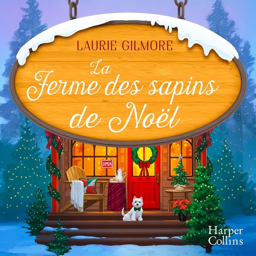 audiobook cover of La Ferme des sapins de Noël, by Laurie Gilmore