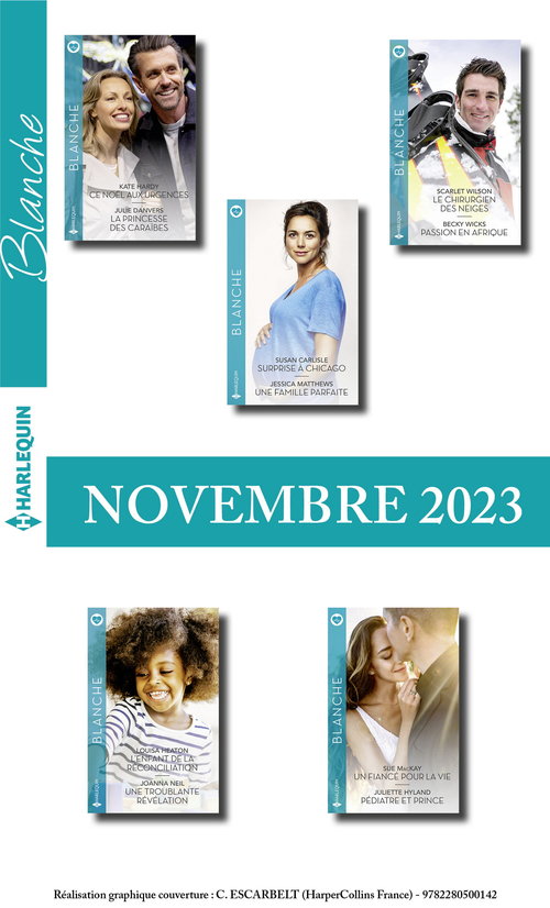 Couverture ebook de Pack mensuel Blanche - 10 romans (Novembre 2023), de Collectif