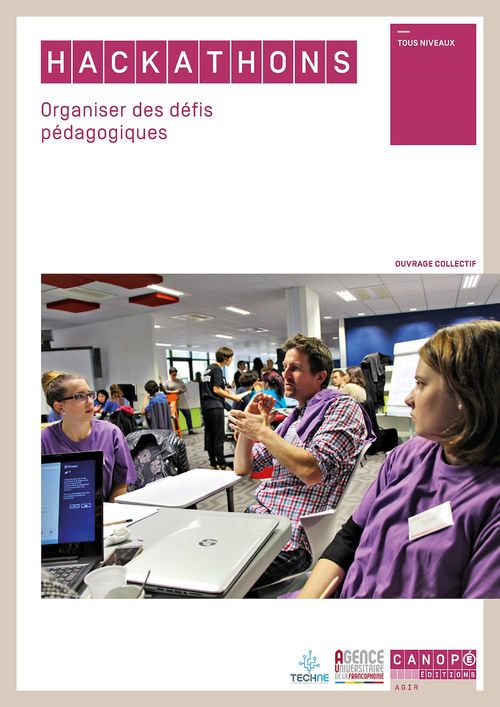 ebook cover of Hackathons : organiser des défis pédagogiques, by Collectif