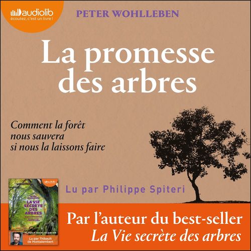 audiobook cover of La Promesse des arbres, by Peter Wohlleben
