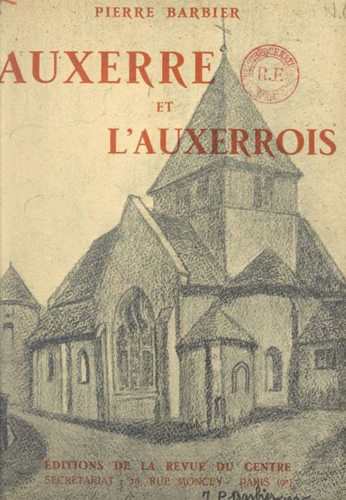 ebook cover of Auxerre et l'Auxerrois, by Pierre Barbier