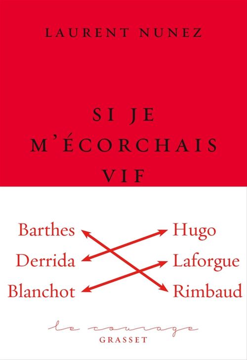 Couverture ebook de Si je m'écorchais vif, de Laurent Nunez