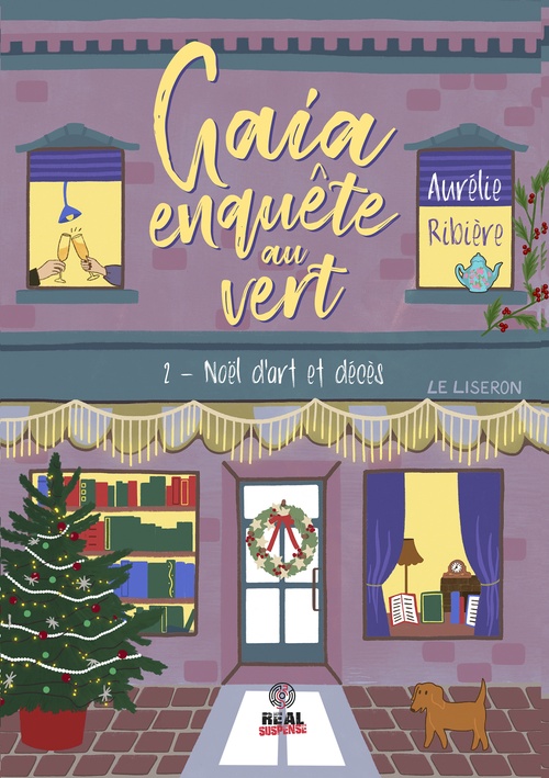 Couverture ebook de Noël d'art et décès, de Aurélie Ribière